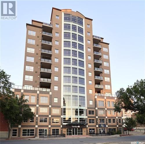 1006 2055 Rose Street, Regina, SK - Outdoor With Balcony With Facade