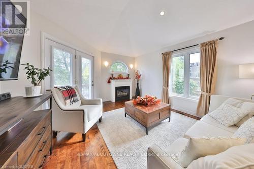 2304 Sovereign Street, Oakville, ON - Indoor Photo Showing Living Room With Fireplace