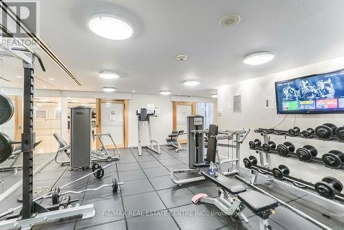 1611 - 225 Webb Drive, Mississauga, ON - Indoor Photo Showing Gym Room