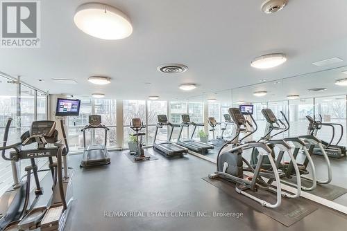 1611 - 225 Webb Drive, Mississauga, ON - Indoor Photo Showing Gym Room