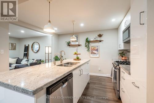 24 Roxborough Avenue, Hamilton, ON - Indoor Photo Showing Kitchen With Double Sink With Upgraded Kitchen