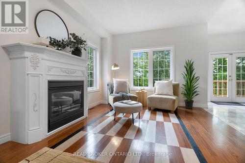 118 Bayview Avenue, Georgina, ON - Indoor Photo Showing Living Room With Fireplace