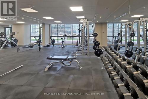 707 - 4085 Parkside Village Drive, Mississauga, ON - Indoor Photo Showing Gym Room