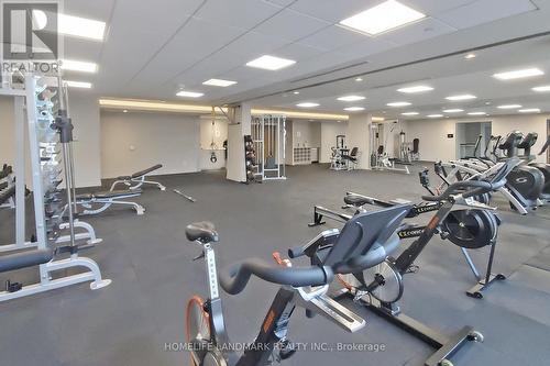 707 - 4085 Parkside Village Drive, Mississauga, ON - Indoor Photo Showing Gym Room