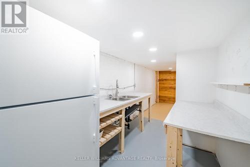 462&464 Sammon Avenue, Toronto, ON - Indoor Photo Showing Kitchen With Double Sink