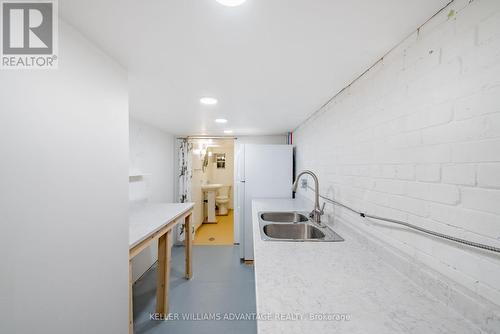 462&464 Sammon Avenue, Toronto, ON - Indoor Photo Showing Kitchen With Double Sink