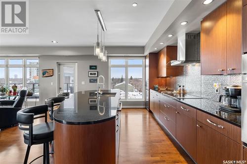 602 922 Broadway Avenue, Saskatoon, SK - Indoor Photo Showing Kitchen With Upgraded Kitchen