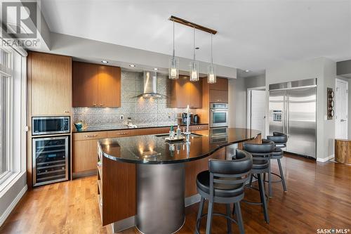 602 922 Broadway Avenue, Saskatoon, SK - Indoor Photo Showing Kitchen With Upgraded Kitchen