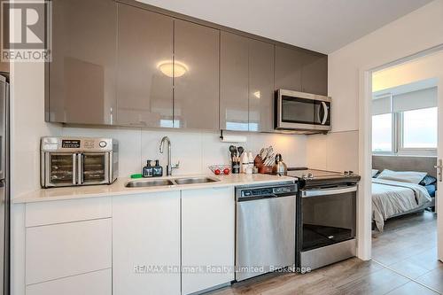 2009 - 60 Frederick Street, Kitchener, ON - Indoor Photo Showing Kitchen With Stainless Steel Kitchen With Double Sink