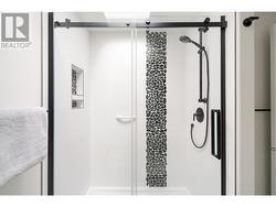 Designer tile full height shower with new door and all new plumbing and niche - 