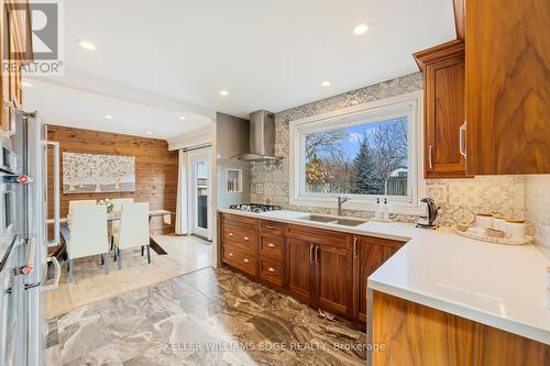 673 Inverary Road, Burlington, ON - Indoor Photo Showing Kitchen With Double Sink