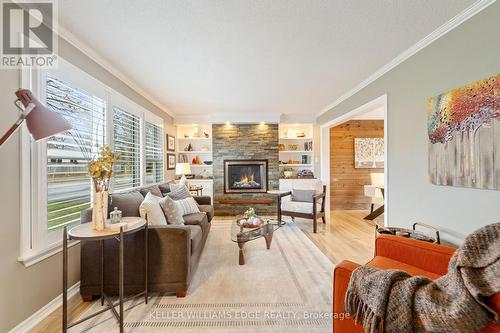 673 Inverary Road, Burlington, ON - Indoor Photo Showing Living Room With Fireplace