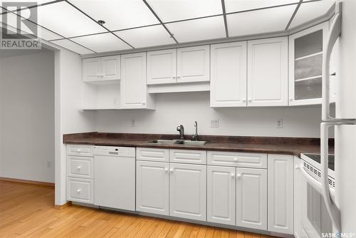 112 2550 25Th Avenue, Regina, SK - Indoor Photo Showing Kitchen With Double Sink