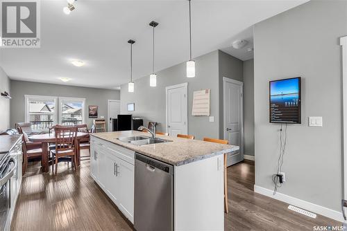 1629 Richardson Road, Saskatoon, SK - Indoor Photo Showing Kitchen With Double Sink