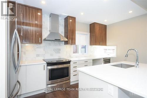 82 Empress Avenue, Ottawa, ON - Indoor Photo Showing Kitchen With Stainless Steel Kitchen With Upgraded Kitchen