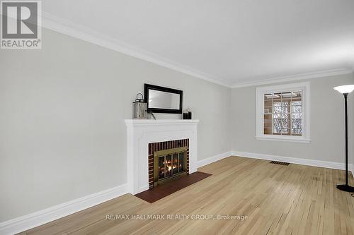 163 Sunnyside Avenue, Ottawa, ON - Indoor Photo Showing Living Room With Fireplace