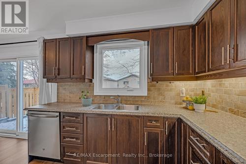 2451 Malcolm Crescent, Burlington (Brant Hills), ON - Indoor Photo Showing Kitchen With Double Sink