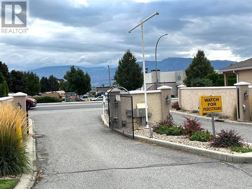 secure entrance - gate closes at night - 2250 Louie Drive Unit# 103, West Kelowna, BC - Outdoor