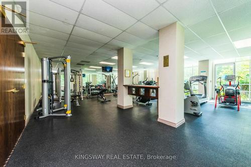 2801 - 156 Enfield Place N, Mississauga, ON - Indoor Photo Showing Gym Room