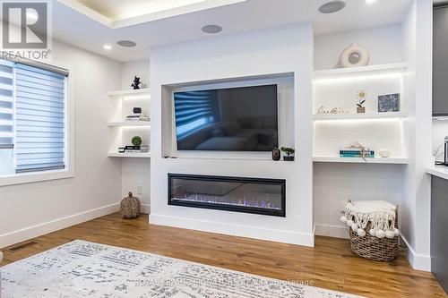 30 Heatherglen Road, Toronto, ON - Indoor Photo Showing Living Room With Fireplace