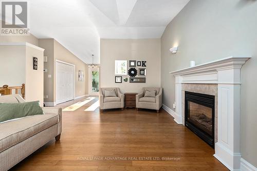 16 Railway Street, Perth, ON - Indoor Photo Showing Living Room With Fireplace