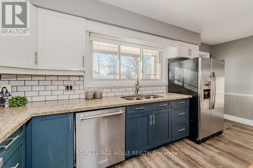 77 Hillview Drive, Wilmot, ON - Indoor Photo Showing Kitchen With Double Sink