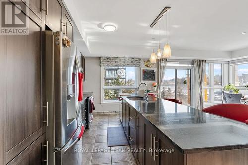 201 - 120 Prestige Circle, Ottawa, ON - Indoor Photo Showing Kitchen With Double Sink With Upgraded Kitchen