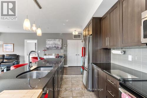 201 - 120 Prestige Circle, Ottawa, ON - Indoor Photo Showing Kitchen With Double Sink