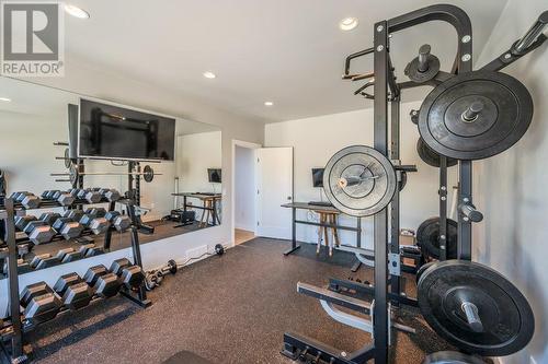 2089 Lawrence Avenue, Penticton, BC - Indoor Photo Showing Gym Room