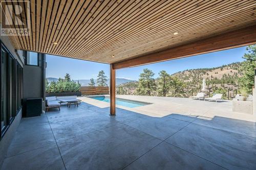 2089 Lawrence Avenue, Penticton, BC - Outdoor With In Ground Pool With Deck Patio Veranda