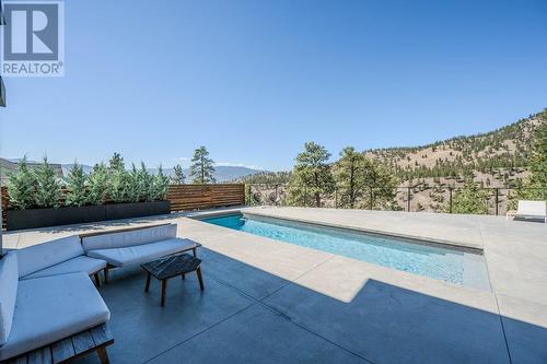 2089 Lawrence Avenue, Penticton, BC - Outdoor With In Ground Pool With Deck Patio Veranda With Backyard