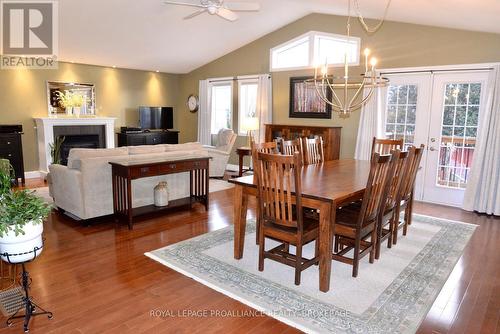 1079 Greenwood Park Drive, Kingston (Kingston East (Incl Barret Crt)), ON - Indoor Photo Showing Dining Room With Fireplace