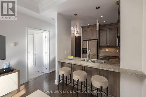 426 - 20 Burkebrook Place, Toronto, ON - Indoor Photo Showing Kitchen With Double Sink With Upgraded Kitchen