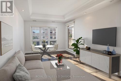 426 - 20 Burkebrook Place, Toronto, ON - Indoor Photo Showing Living Room