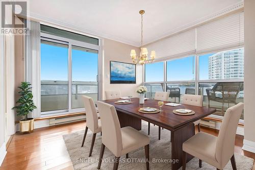 1506 - 1480 Riverside Drive, Ottawa, ON - Indoor Photo Showing Dining Room