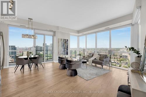 3002 - 20 Bruyeres Mews, Toronto, ON - Indoor Photo Showing Living Room