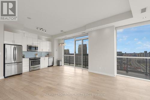 3002 - 20 Bruyeres Mews, Toronto, ON - Indoor Photo Showing Kitchen With Stainless Steel Kitchen