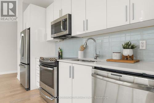 3002 - 20 Bruyeres Mews, Toronto, ON - Indoor Photo Showing Kitchen With Stainless Steel Kitchen With Double Sink With Upgraded Kitchen