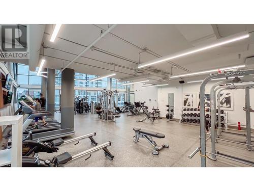 603 8538 River District Crossing, Vancouver, BC - Indoor Photo Showing Gym Room