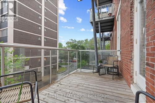 205 - 385 Brunswick Avenue, Toronto, ON - Outdoor With Balcony With Exterior