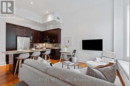 205 - 385 Brunswick Avenue, Toronto, ON - Indoor Photo Showing Living Room