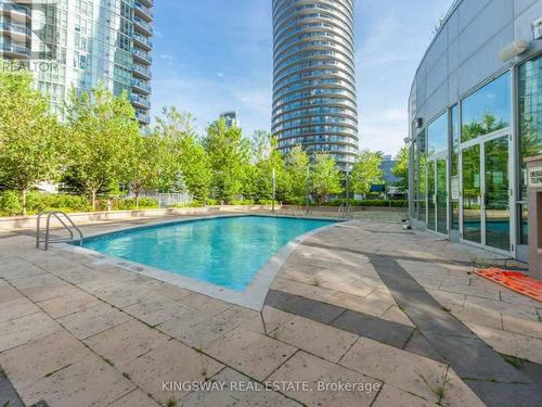 4004 - 60 Absolute Avenue, Mississauga, ON - Outdoor With In Ground Pool