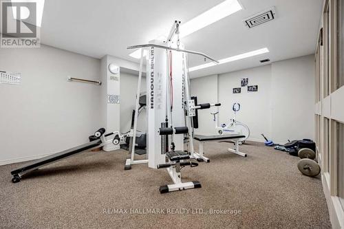 702 - 400 Webb Drive, Mississauga, ON - Indoor Photo Showing Gym Room