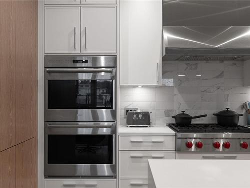 502-1201 Fort St, Victoria, BC - Indoor Photo Showing Kitchen With Upgraded Kitchen