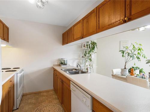 302-1900 Bowen Rd, Nanaimo, BC - Indoor Photo Showing Kitchen With Double Sink