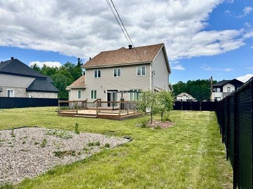 Back facade - 33 Rue Des Cerisiers, Vaudreuil-Dorion, QC - Outdoor With Deck Patio Veranda With Exterior