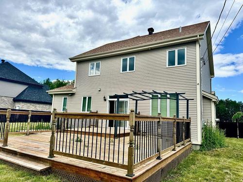 Back facade - 33 Rue Des Cerisiers, Vaudreuil-Dorion, QC - Outdoor With Deck Patio Veranda With Exterior