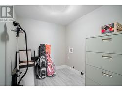 Lower level storage room with laundry hook ups - 