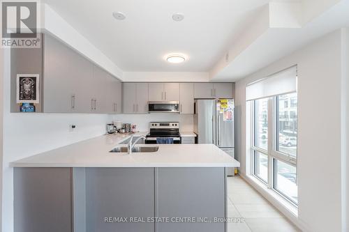 7 - 155 Veterans Drive, Brampton, ON - Indoor Photo Showing Kitchen With Stainless Steel Kitchen