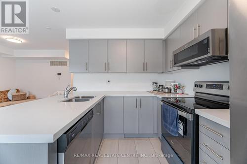 7 - 155 Veterans Drive, Brampton, ON - Indoor Photo Showing Kitchen With Stainless Steel Kitchen With Double Sink